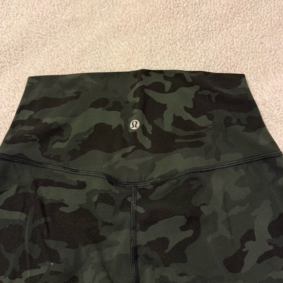 Lululemon Align Pant Full Length Incognito Camo Multi Gator Green Leggings - Picture 9 of 14